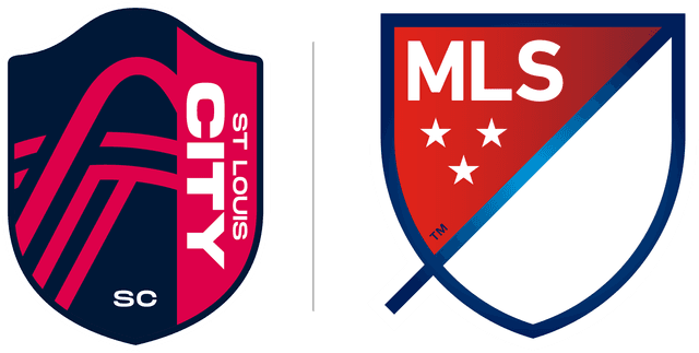 St. Louis CITY SC and MLS logo