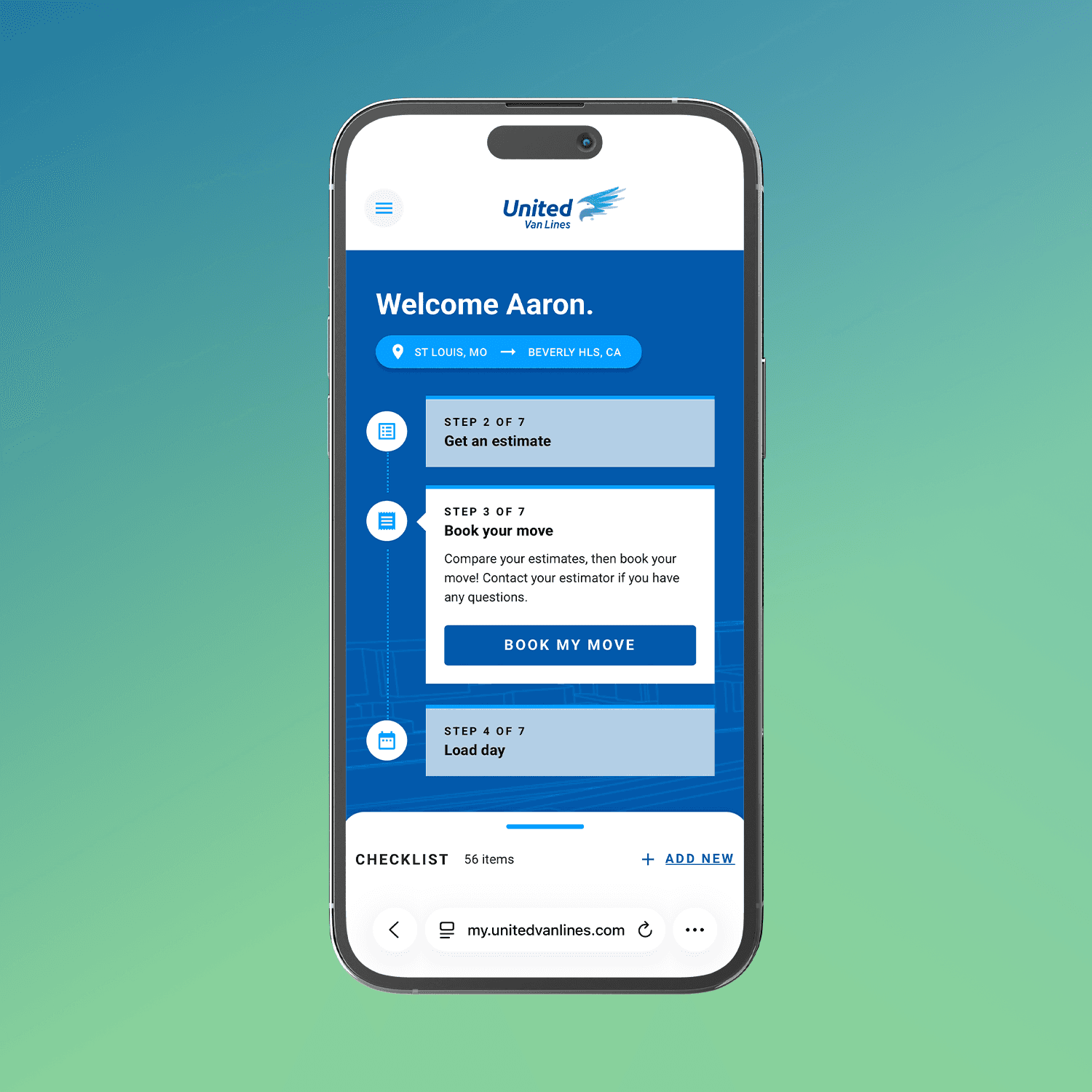 MyUnited and MyMayflower Move Portal